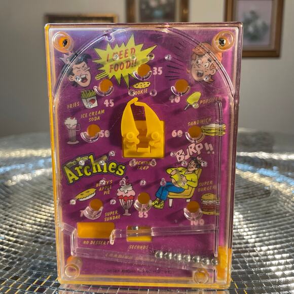 Vintage 1987 The New Archies Pinball/Pachinko Handheld Game Jughead/Archie - Picture 6 of 11